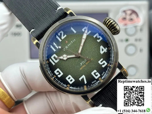 Zenith Pilot 29.2430.679-63.I001 V+ Factory Calfskin Strap