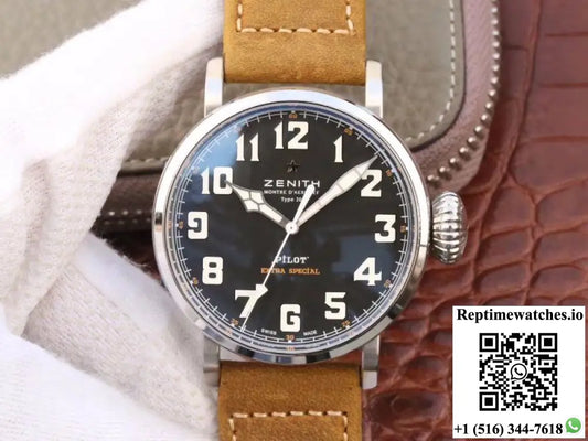 Zenith Pilot Type 20 Extra Special 03.2430.3000.21.C738 XF Factory Black Dial - Watches