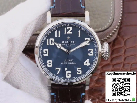 Zenith Pilot Type 20 Extra Special 03.2430.3000.21.C738 XF Factory Blue Dial - Watches