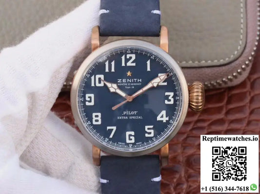 Zenith Pilot Type 20 Extra Special 29.2430.679.21.C753 XF Factory Blue Dial - Watches