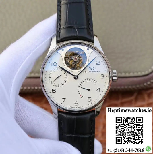 ZF Factory IWC Portuguese Real Tourbillon IW504202 White Dial - Watches