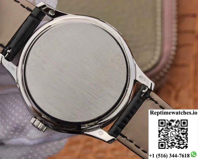 Zf Factory Patek Philippe Calatrava Automatic Date Black Dial Watch 5227G-010 Flip Back Version-Rep Time Watches