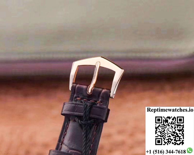 Zf Factory Patek Philippe Calatrava Rose Gold 5227R-001 Flip Back Version-Rep Time Watches