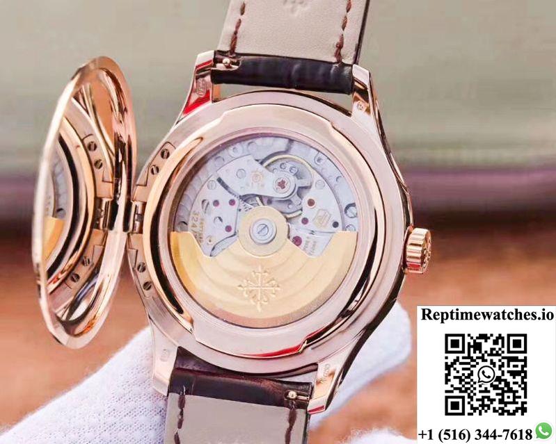 Zf Factory Patek Philippe Calatrava Rose Gold 5227R-001 Flip Back Version-Rep Time Watches