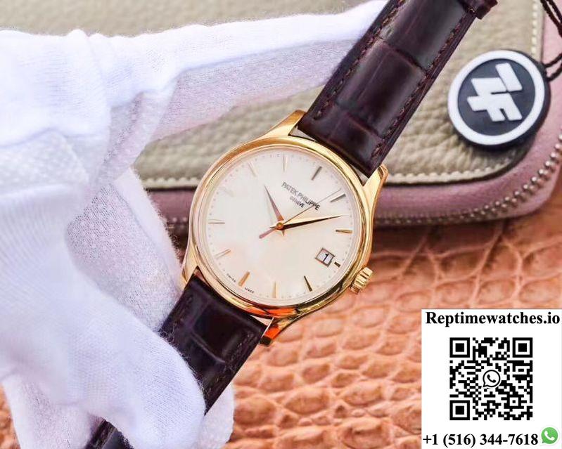 Zf Factory Patek Philippe Calatrava Yellow Gold 5227J-001 Flip Back Version-Rep Time Watches