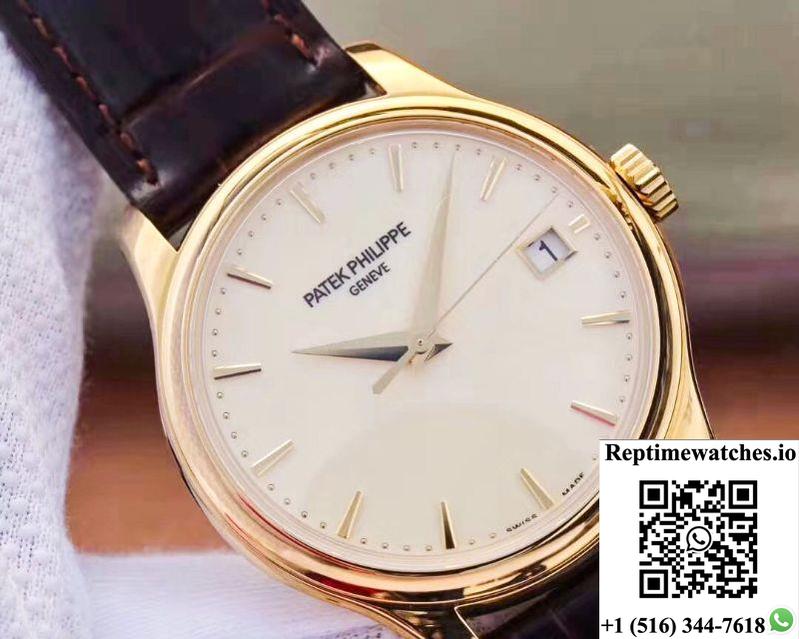 Zf Factory Patek Philippe Calatrava Yellow Gold 5227J-001 Flip Back Version-Rep Time Watches