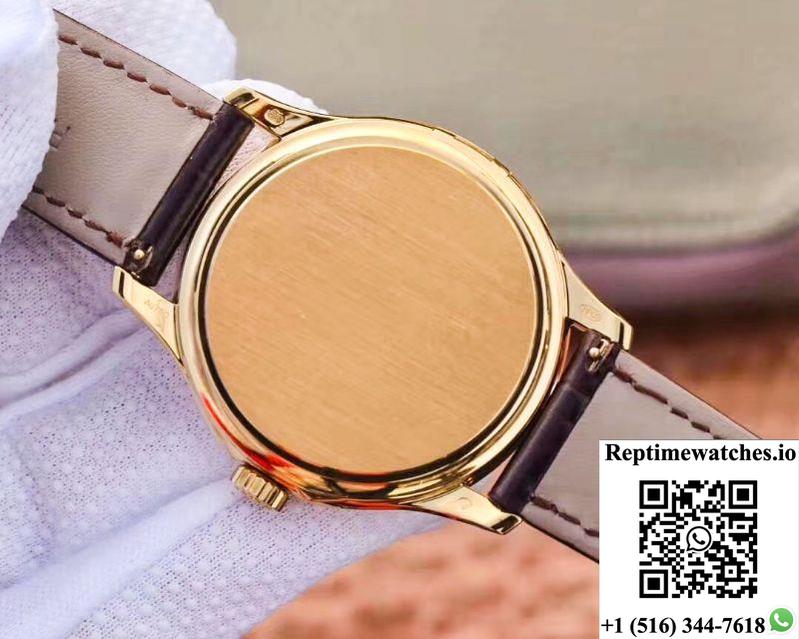 Zf Factory Patek Philippe Calatrava Yellow Gold 5227J-001 Flip Back Version-Rep Time Watches