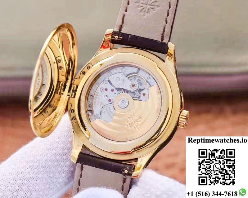 Zf Factory Patek Philippe Calatrava Yellow Gold 5227J-001 Flip Back Version-Rep Time Watches